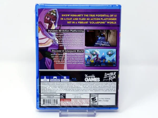 Parte trasera de Protodroid DeLTA (USA) (Limited Run) (Precintado) (Rebajado) para PlayStation 4, edición NTSC USA