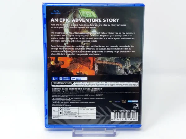 Parte trasera de Beautiful Desolation (Asia) (Precintado) para PlayStation 4, edición Asia