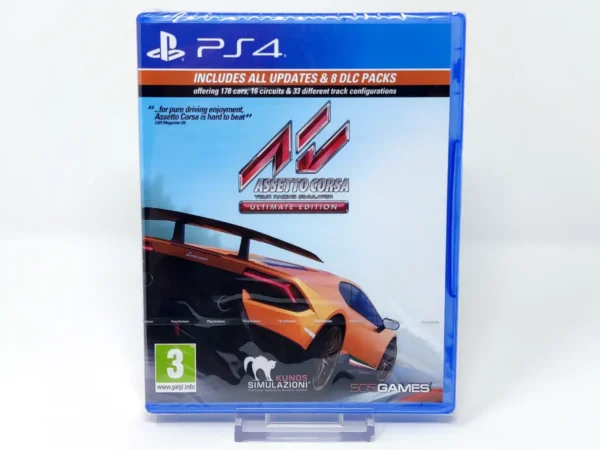 Portada de Assetto Corsa (Ultimate Edition) (EUR) (Precintado) para PlayStation 4, edición PAL EUR, nuevo