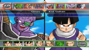Screenshot de Dragon Ball Z: Budokai Tenkaichi 2 (ESP) (Platinum)