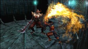 Screenshot de Onimusha: Warlords (ESP) (Platinum) (Carátula)