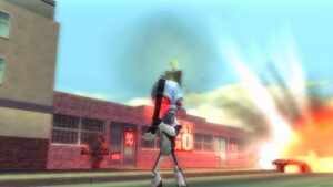 Screenshot de Destroy All Humans!: ¡Big Willy Desatado! (ESP)