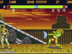 Screenshot de Street Fighter II (ESP) (Cartucho)