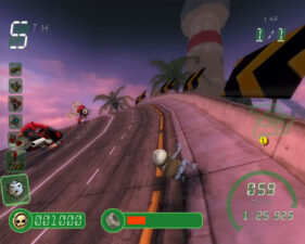 Screenshot de Crazy Frog Racer (ESP)