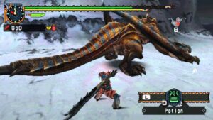 Screenshot de Monster Hunter Freedom Unite (ESP) (Carátula)