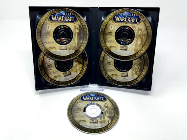 Interior del juego World of Warcraft (ESP) para PC con disco y manual