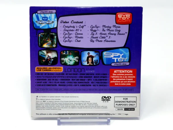 EyeToy: Antigrav + SpyToy (EUR) (Demo) para PlayStation 2, edición PAL EUR, de segunda mano