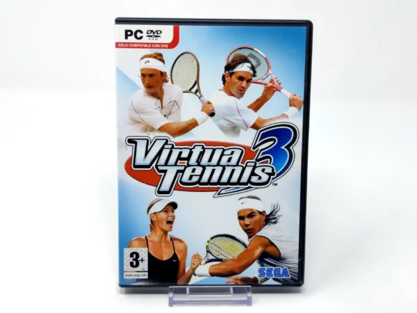 Portada de Virtua Tennis 3 (ESP) para PC, edición PAL España, de segunda mano