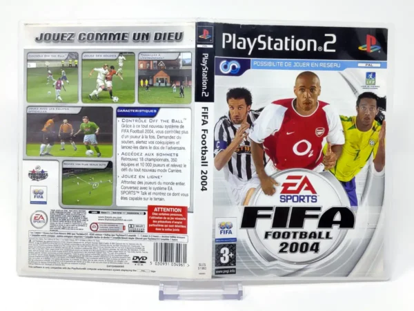 FIFA Football 2004 (FRA) (Carátula) para PlayStation 2, edición PAL Francia, de segunda mano