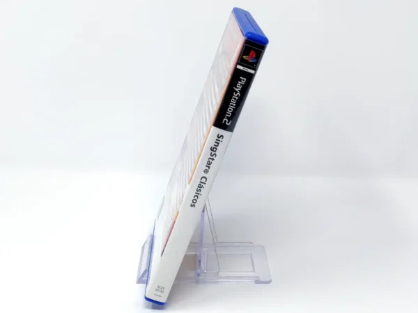 Lateral de la caja de SingStar Clásicos (ESP) para PlayStation 2