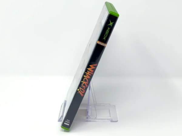 Lateral de la caja de Whacked! (USA) para XBOX