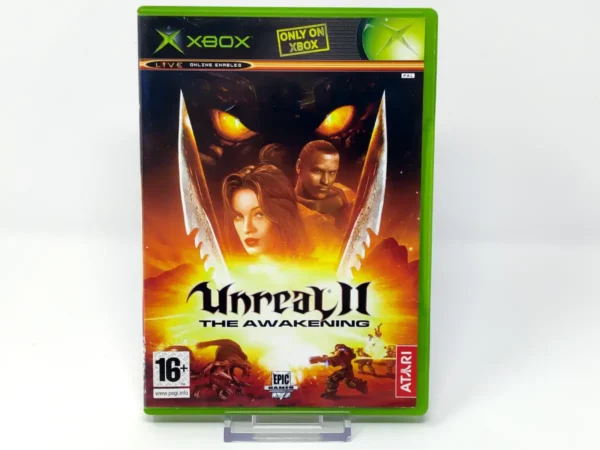 Portada de Unreal II: The Awakening (ESP) (Rebajado) para XBOX, edición PAL España, de segunda mano