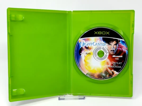 Interior del juego Night Caster: Triunfo sobre las Tinieblas (ESP) (Rebajado) para XBOX con disco y manual