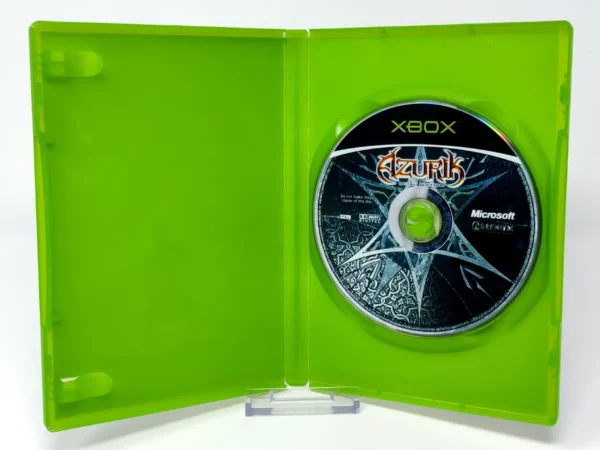 Interior del juego Azurik: Rise of Perathia (ESP) (Rebajado) para XBOX con disco y manual