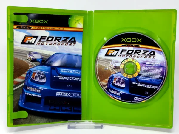 Interior del juego Forza Motorsport (FRA) para XBOX con disco y manual
