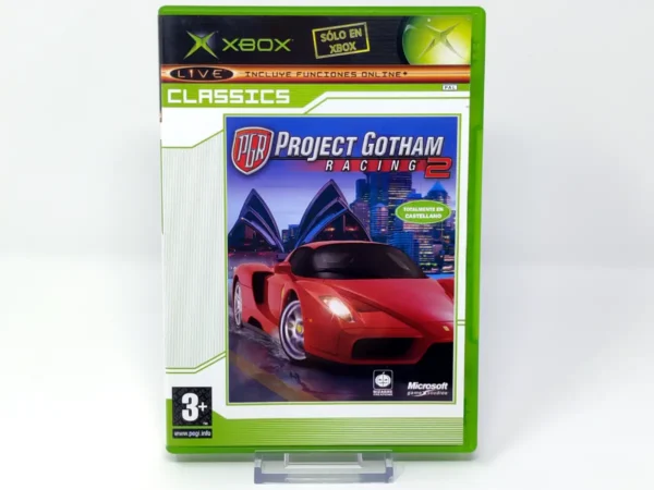 Portada de Project Gotham Racing 2 (ESP) (Classics) para XBOX, edición PAL España, de segunda mano