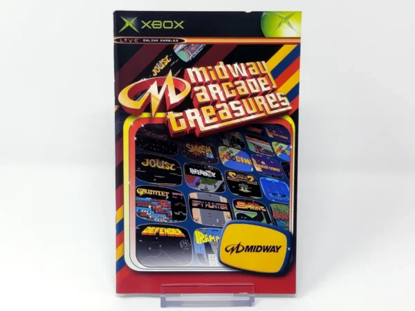 Midway Arcade Treasures (ESP) (Manual) para XBOX, edición PAL España, de segunda mano