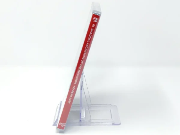 Lateral de la caja de El Shaddai: Ascension of the Metatron HD Remaster (USA) (Precintado) para Nintendo Switch