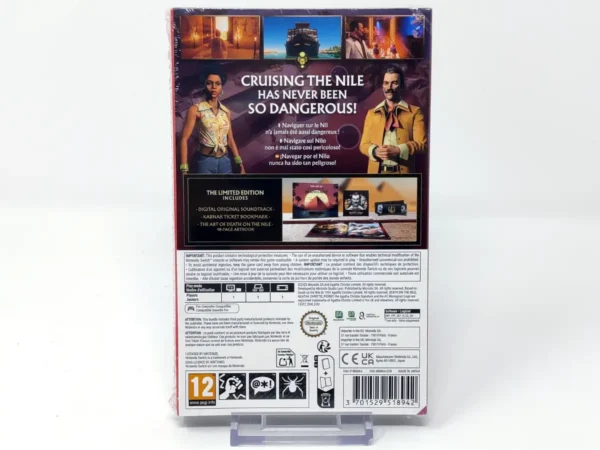 Parte trasera de Agatha Christie: Death on the Nile (Limited Edition) (ESP) (Precintado) para Nintendo Switch, edición PAL España