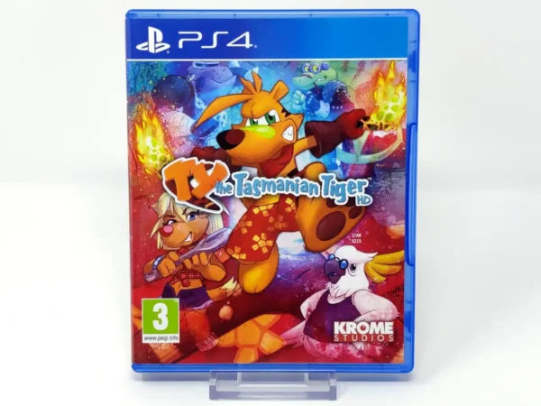 Portada de TY the Tasmanian Tiger HD (ESP) para PlayStation 4, edición PAL España, de segunda mano