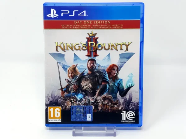 Portada de King's Bounty II (Day One Edition) (ESP) para PlayStation 4, edición PAL España, de segunda mano