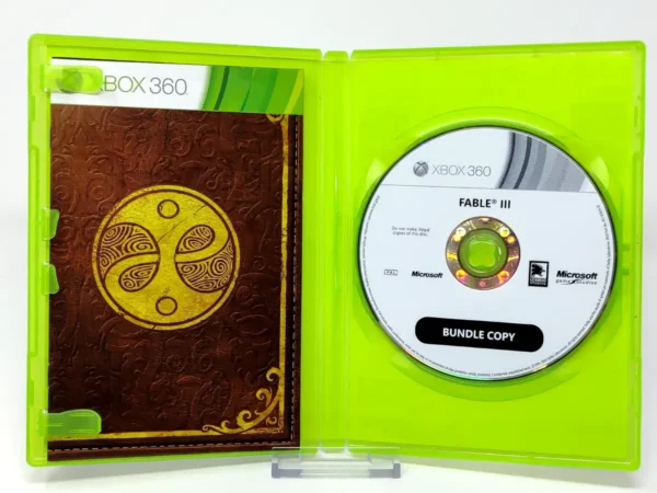 Interior del juego Halo Reach + Fable III (Pack Doble) (ESP) (Bundle) para XBOX 360 con disco y manual