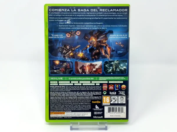 Parte trasera de Halo 4 (ESP) (Rebajado) para XBOX 360, edición PAL España