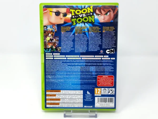 Parte trasera de Cartoon Network: Punch Time Explosion XL (ESP) (Rebajado) para XBOX 360, edición PAL España