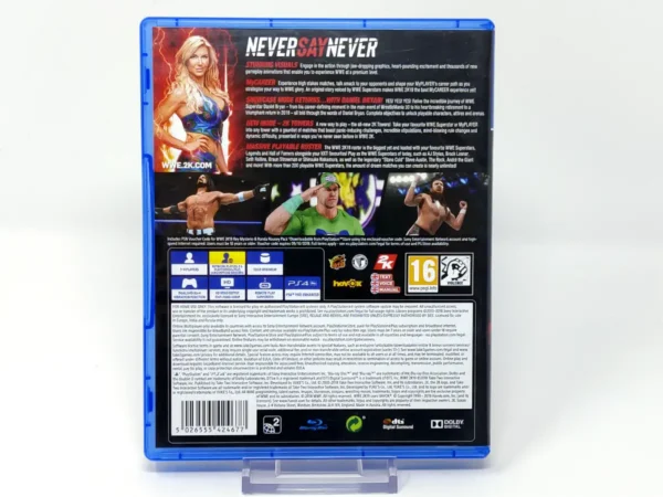 Lateral de la caja de WWE 2K19 (EUR) para PlayStation 4