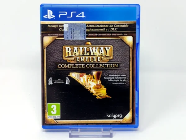 Portada de Railway Empire: Complete Collection (ESP) para PlayStation 4, edición PAL España, de segunda mano