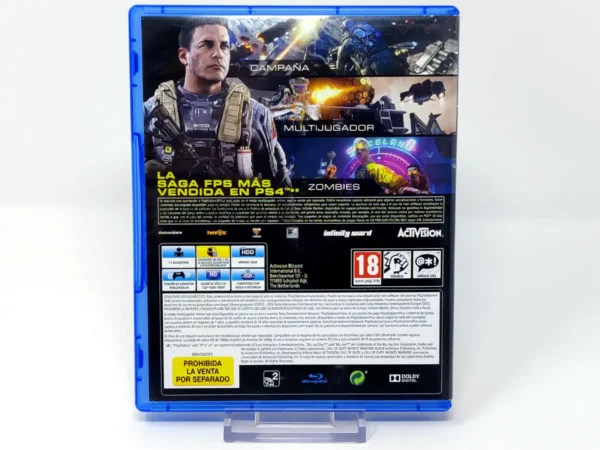 Lateral de la caja de Call of Duty: Infinite Warfare (ESP) (v2) para PlayStation 4