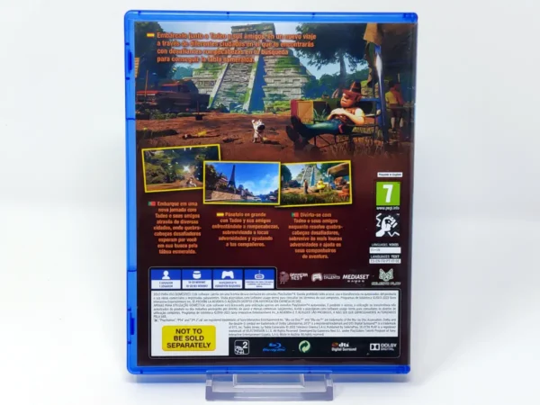 Parte trasera de Tadeo Jones: La Tabla Esmeralda (ESP) (v2) para PlayStation 4, edición PAL España