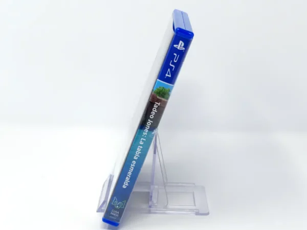 Lateral de la caja de Tadeo Jones: La Tabla Esmeralda (ESP) (v2) para PlayStation 4