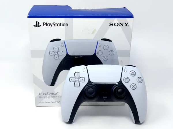 Mando Oficial DualSense 5 Blanco PS5 (en Caja) para PlayStation 5, edición PAL España, de segunda mano