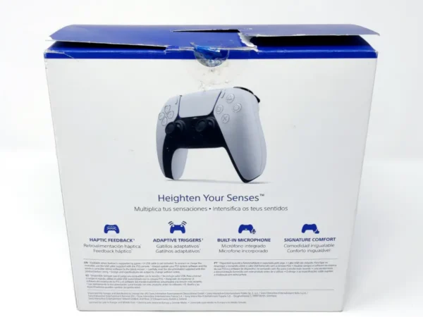 Mando Oficial DualSense 5 Blanco PS5 (en Caja) para PlayStation 5, edición PAL España, de segunda mano