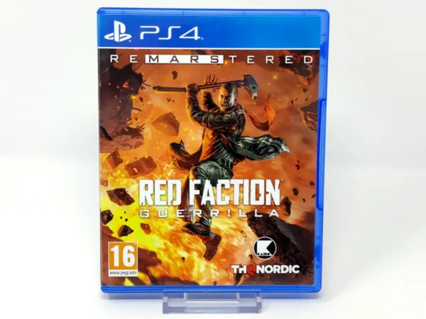Portada de Red Faction Guerrilla Re-Mars-tered (EUR) para PlayStation 4, edición PAL EUR, de segunda mano