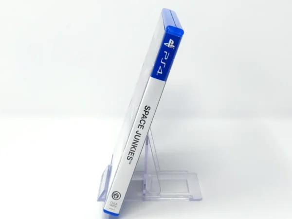 Lateral de la caja de Space Junkies (ESP) para PlayStation 4