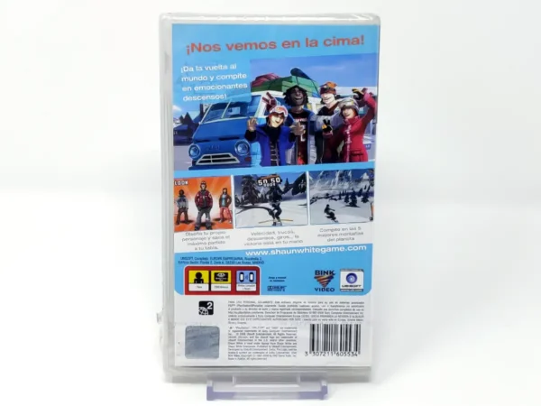 Parte trasera de Shaun White Snowboarding (ESP) (Precintado) para PSP, edición PAL España