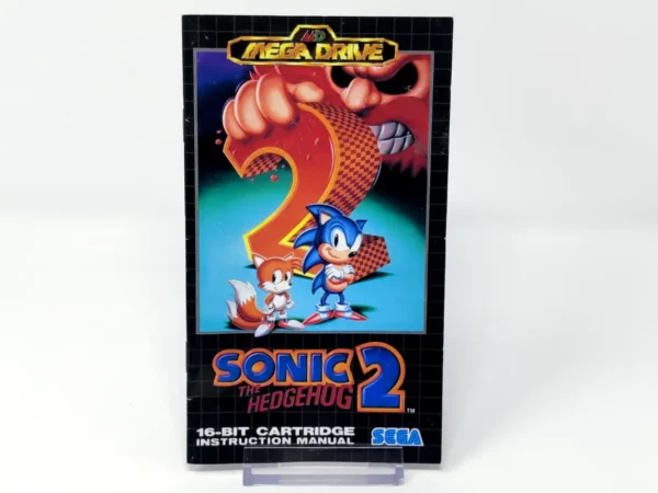 Sonic the Hedgehog 2 (UK) (Manual) para Sega Mega Drive, edición PAL UK, de segunda mano