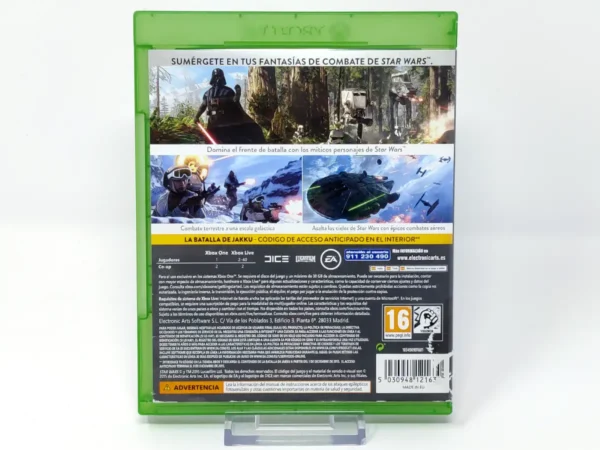 Parte trasera de Star Wars: Battlefront (La Batalla de Jakku) (ESP) (Rebajado) para XBOX One / Series X/S, edición PAL España