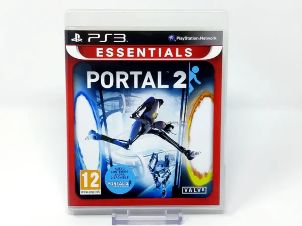 Portada de Portal 2 (ESP) (Essentials) para PlayStation 3, edición PAL España, de segunda mano