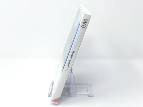 Lateral de la caja de Monster Hunter Tri (ESP) para Nintendo Wii