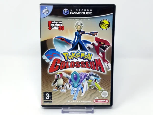 Portada de Pokémon Colosseum + Pokémon Box: Ruby & Sapphire (2 Discos) (ESP) para Nintendo GameCube, edición PAL España, de segunda mano