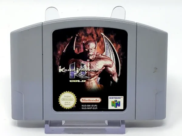 Interior del juego Killer Instinct Gold (ESP) (Rebajado) para Nintendo 64 con disco y manual
