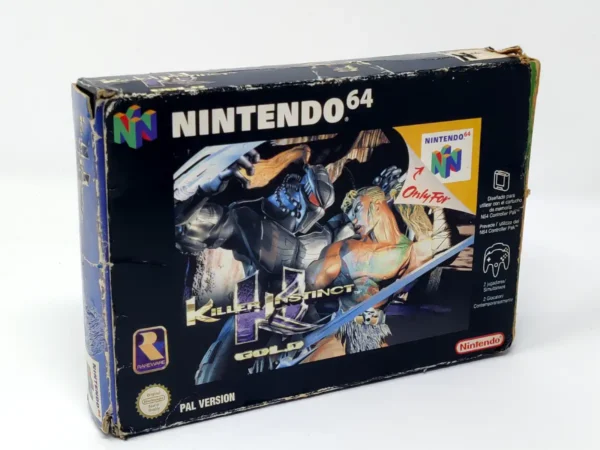 Portada de Killer Instinct Gold (ESP) (Rebajado) para Nintendo 64, edición PAL España, de segunda mano