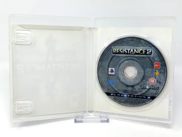 Interior del juego Resistance 2 (ESP) (Rebajado) para PlayStation 3 con disco y manual