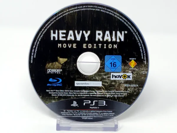 Heavy Rain: Move Edition (ESP) (Disco) para PlayStation 3, edición PAL España, de segunda mano