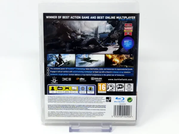 Parte trasera de Battlefield 3 (UK) (Rebajado) para PlayStation 3, edición PAL UK