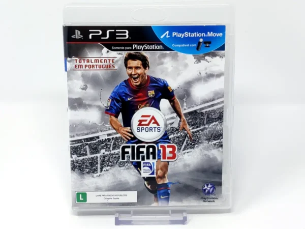 Portada de FIFA 13 (BRA) para PlayStation 3, edición NTSC Brasil, de segunda mano