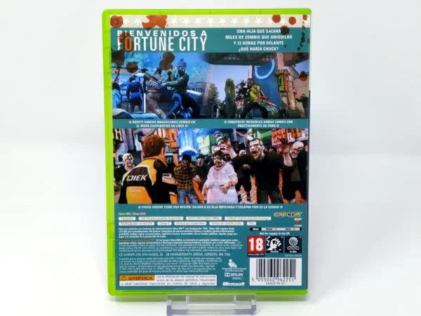 Parte trasera de Dead Rising 2 (ESP) (v2) (Rebajado) para XBOX 360, edición PAL España